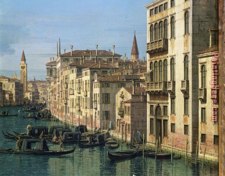 Canaletto Entrance to the Grand Canal Looking West